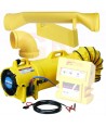 Kit Ramfan con extractor de 20 cm ³ más maleta con tubo helicoidal mas dispositivo espacios angostos