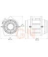 Extractor UB20 ATEX con maleta de tubo helicoidal