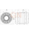 Extractor/ventilador ATEX de gran potencia con una potencia de hasta 7.580 m³