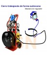 Carro móvil para botellas de aire comprimido