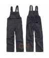 Peto multibolsillos de sarga de tergal negro