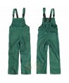 Peto multibolsillos de sarga de tergal verde