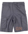 Bermuda multibolsillos  gris