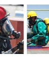 Equipo autónomo de respiración ERA con máscara EN148 de presión positiva