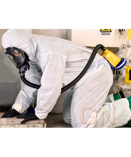 Dispositivo de protección de las vías respiratorias alimentado mediante un electroventilador