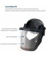 Equipo motorizado de protección respiratoria con casco