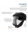 Equipo motorizado de protección respiratoria con pantalla facial integral