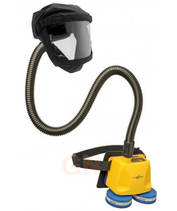 Equipo motorizado de protección respiratoria con pantalla facial integral