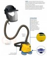 Equipo motorizado de protección respiratoria con casco