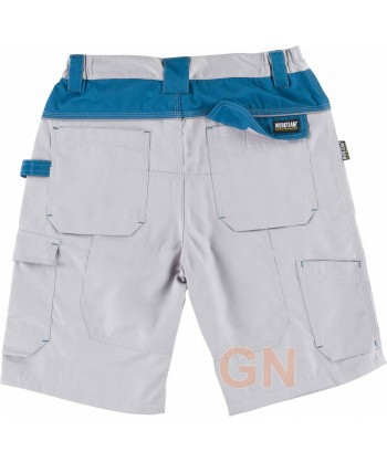 Pantalón bermuda con refuerzo en culera gris claro/azafata