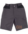 Pantalón bermuda con refuerzo en culera gris oscuro/negro