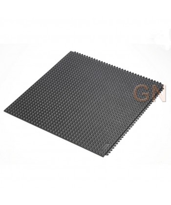 Alfombra ignífuga, modular de losetas antiestática para cargas pesadas para zonas secas