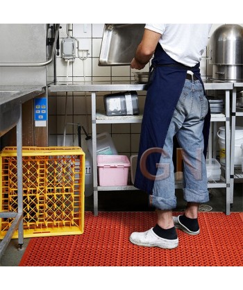 Alfombra modular para zonas húmedas y grasientas, industria alimentaria