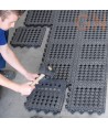 Alfombra modular para cargas pesadas -Zonas húmedas y secas-
