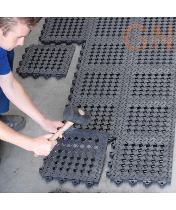 Alfombra modular para zonas húmedas y grasientas