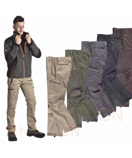 Pantalón deportivo de viscosa con refuerzos
