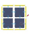 Alfombra modular para zonas con aceites industriales
