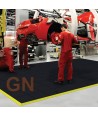 Alfombra antiestática ESD, modular para zonas con aceites industriales y grasas