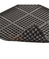 Alfombra modular, antideslizante,ignífuga, de nitrilo para soldadura