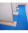 Alfombra antideslizante para zonas húmedas, duchas, saunas, gimnasios, piscinas