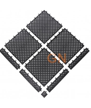 Alfombra modular para zonas húmedas, duchas, saunas, gimnasios, piscinas, hostelería