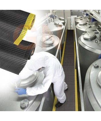 Alfombra industrial para pasillos en zonas húmedas o grasientas