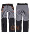 Pantalón sport impermeable y combinado gris/negro