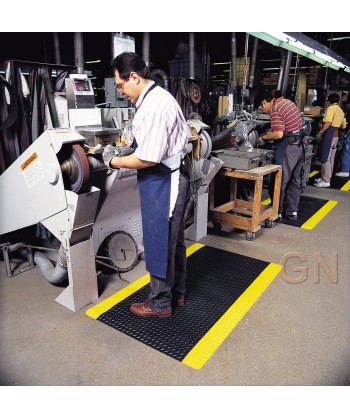 Alfombra para pasillos diseño chapa para zonas secas y cargas pesadas