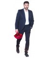 Pantalón Slim Fit elástico sin pinzas para hombre