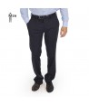 Pantalón semi ajustado, elástico, sin pinzas de lycra para hombre
