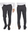 Pantalón semi ajustado, elástico, sin pinzas de lycra para hombre