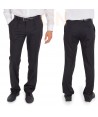 Pantalón semi ajustado, elástico, sin pinzas de lycra para hombre