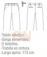 Pantalón chino bielástico para señora