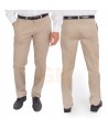 Pantalón elástico de algodón para hombre