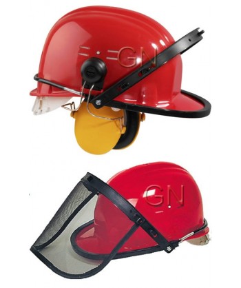 Adaptador de muelle para casco de seguridad para pantallas faciales
