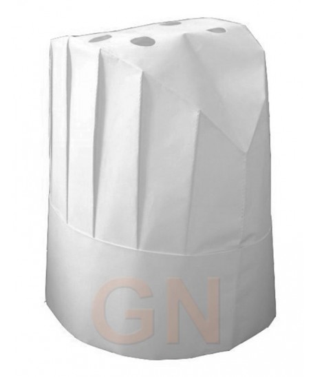 Gorro desechable de cocina de papel, modelo Continental