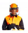 Kit forestal de pantalla facial + casco + orejeras
