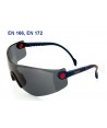 Gafas panorámicas de protección con ocular ahumado