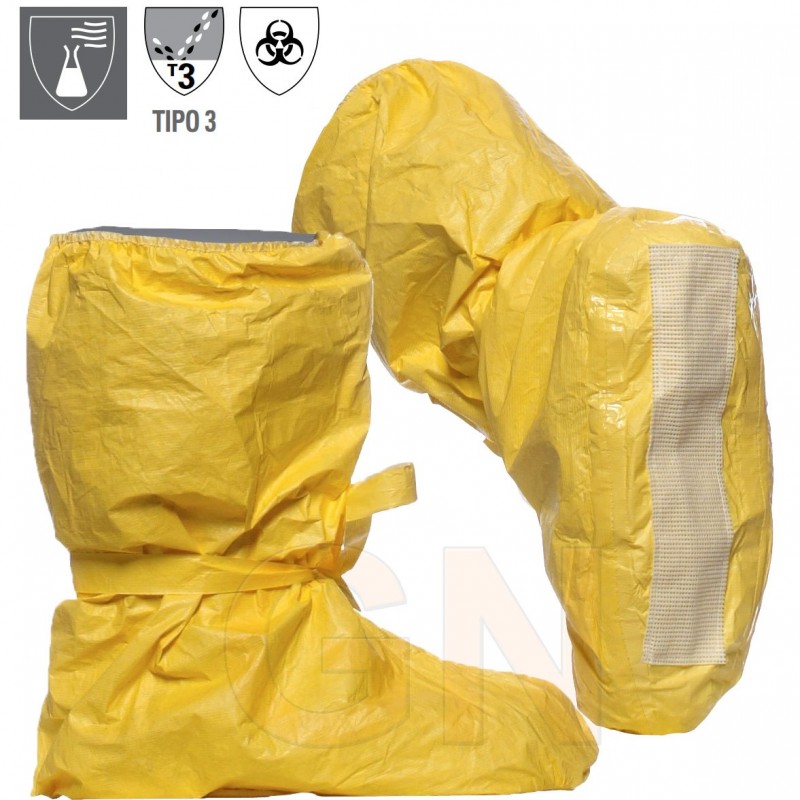 Cubrebota Tychem® 2000 C antideslizante  -Tipo 3PB-