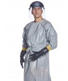 Bata DuPont™ Tychem® F larga hasta media pierna