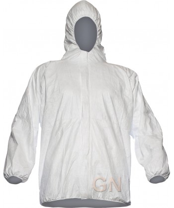 Chaqueta tyvek con capucha tipo 4 (pb) B