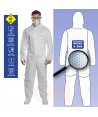 Buzo biztex microcool antiestático, desechable altamente transpirable -Tipo 5 y 6-