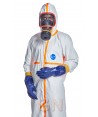 Buzo Dupont TYVEC 800 J con protección química tipo 3, 4, 5 y 6.
