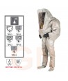 Escafandra GasGuard® T2 Integral 1 Topguard® Gris (Tipo 2B, 3B, 4B, 5 y 6)