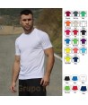 Camiseta técnica de manga corta y cuello redondo color blanco