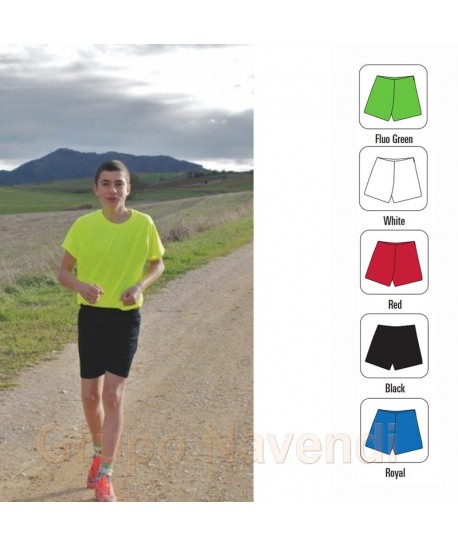 Bermuda o short sin bolsillos de secado rápido para deporte para niño