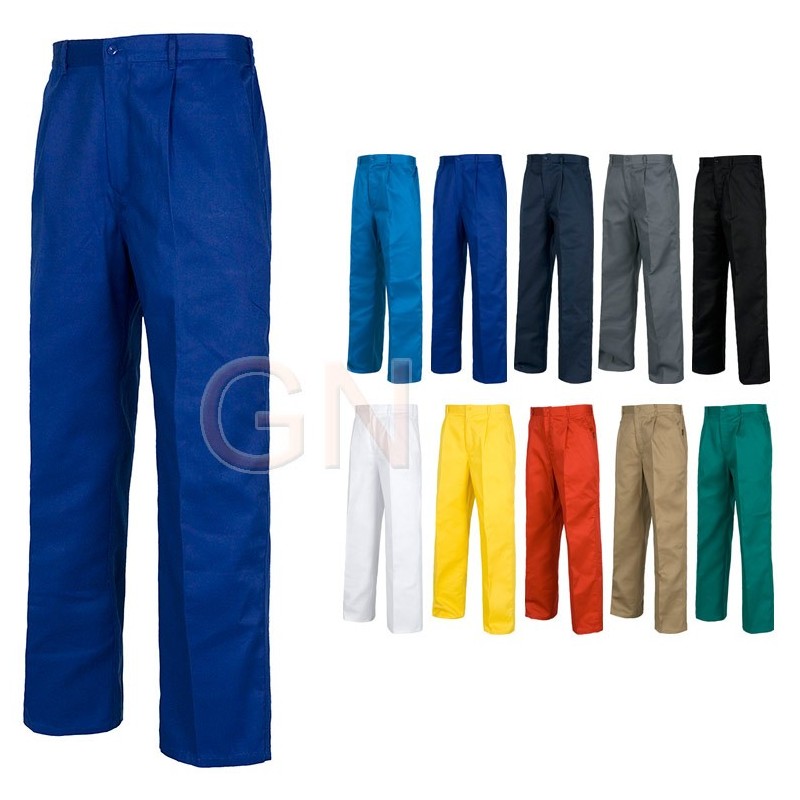Pantalones rectos color azulina