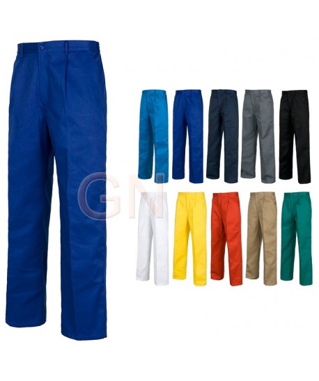 Pantalones rectos color azulina