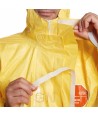 Buzo con protección química tipo 3, 4, 5 y 6 con capucha