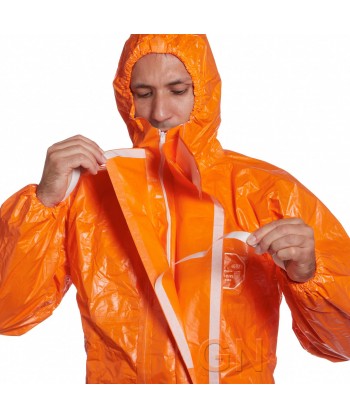 Buzo desechable Tychem 6000 F naranja -Tipo 3B, 4B, 5, 6-
